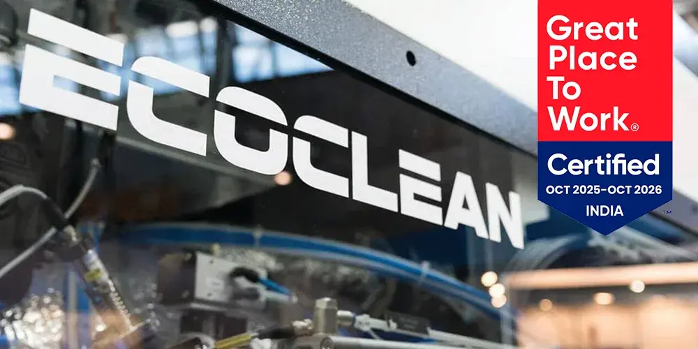 Ecoclean India Is Officially Certified as a Great Place To Work®