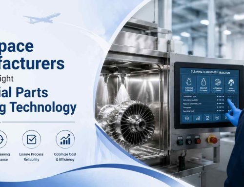 How Aerospace Manufacturers Select the Right Industrial Parts Cleaning Technology