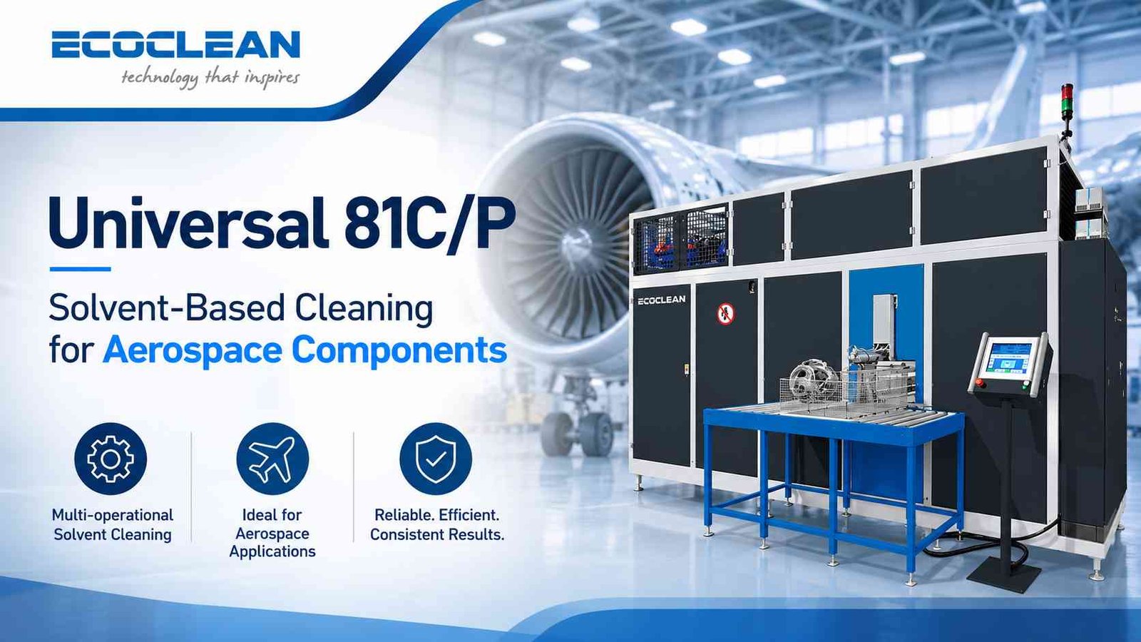Universal 81C P Solvent-Based Cleaning for Aerospace Components - Ecoclean India